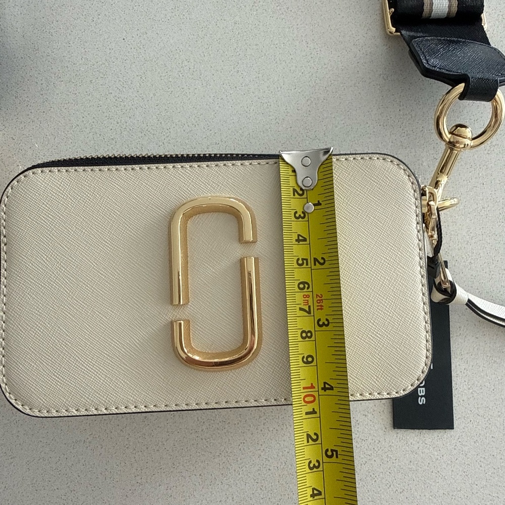 NWT Marc Jacobs The Snapshot Leather Camera Crossbody Bag Saffiano Leather - Picture 14 of 15